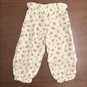 Floral Muslin Pants
